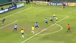 Uruguay 0 x 4 Brasil  Eliminatorias 2010  gols  South American World Cup Qualifiers [upl. by Shriver]