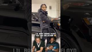 😳Lil Baby Shows Floyd Mayweather His Car Collection [upl. by Bomke]