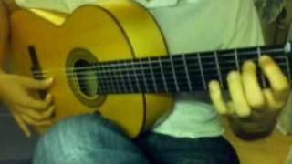 Alzapua practice flamenco guitar lesson [upl. by Inafit]