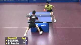 Kenta Matsudaira vs Yoshida Kaii 2009 Japan Open [upl. by Mcnalley220]