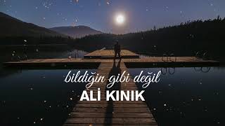 Ali Kınık  Bildiğin Gibi Değil  şiir [upl. by Alleul]