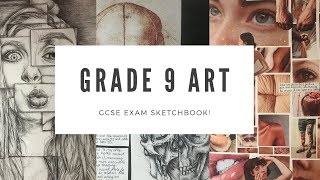 GCSE GRADE 9 A EXAM SKETCHBOOK [upl. by Aggi]