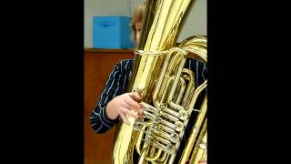 Hindemith Sonata for Tuba [upl. by Ahswat]