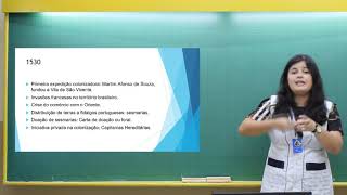 História  Profa Letícia  7° ano  Brasil Colonial Capitanias Hereditárias [upl. by Trude]