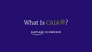 What is CAIA [upl. by Yenduhc]