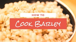 How to Cook Barley  Chef Tariq [upl. by Woll]