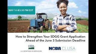 How to Strengthen Your SDGG Application Ahead of the June 3 Submission Deadline [upl. by Leffert]