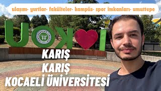 Kocaeli Üniversitesi Kampüs Tanıtım Turu I KOÜ Kampüs Vlogu [upl. by Lachish]