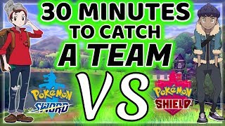 30 minutes to catch RANDOM POKEMON in the CROWN TUNDRA Then we FIGHT [upl. by Cordle425]