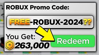 This SECRET Promo Code Gives FREE ROBUX 2024 [upl. by Duncan707]