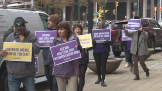 Weinberg Campus nursing home closure protests continue [upl. by Gabbi]