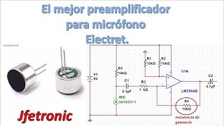 El mejor preamplificador para micrófono Electret muy Fácil [upl. by Enileme]