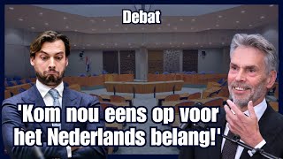 Thierry Baudet tijdens het debat Europesetop quotZet nou toch in op vrede en kom op voor ons belangquot [upl. by Ained400]