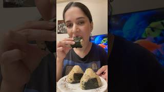 Мукбанг ОНИГИРИПриготовил брат❤️😋🍙onigiri mukbang [upl. by Eet]