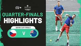 Highlights LeheckaPavlasek CZE v PurcellEbden AUS  Davis Cup Finals 2023 [upl. by Ghiselin600]