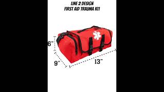 Line2design Emergency Fire First Responder Kit  Fully Stocked EMT bag [upl. by Ugo]