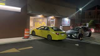 Car CRASHES through McDonalds Restaurant dining room window [upl. by Lally646]