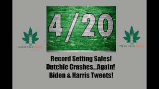 420 RecapRecords amp POTUS Tweet Support for Cannabis Justice amp Dutchie Crashes Again Weed Talk News [upl. by Timmie827]