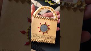 Diy bag envelope from shaadi card🌼 diy diycrafts recycle envelope bestoutofwaste reuseidea [upl. by Htomit]