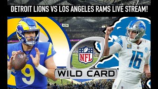 Detroit Lions Vs Los Angeles Rams Live Stream And Reaction [upl. by Gisella56]