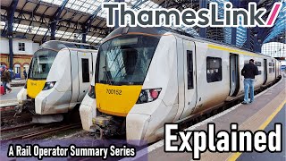 Thameslink EXPLAINED  A Rail Operator Summary [upl. by Nnylram840]