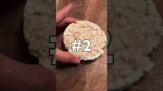 3 DIFFERENT WAYS TO EAT RICE CAKES  healthy amp easy food [upl. by Delastre]