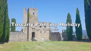 Painting Holidays in Tuscany by Songul YilmazMeier [upl. by Aynuat742]