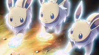 3 Eevee Evolve at the Same time  Rare Occurrence [upl. by Bringhurst]