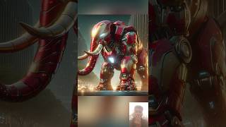 kiska robotic elephant best hai 🤯 spiderman vs venom vs Ironman 😎viralshortsavengersai [upl. by Ferrick]