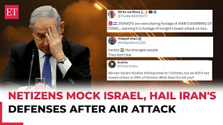 Very weak attack Social media abuzz after Israeli air attack on Iran netizens mock Israel [upl. by Keenan508]