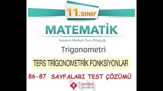 Sonuç Yayınları 11Sınıf Matematik Kitabı Trigonometri Konusu 8687 Sayfaları [upl. by Monahon]