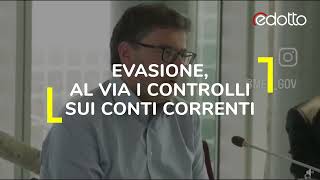 Evasione al via i controlli sui conti correnti [upl. by Ainalem]