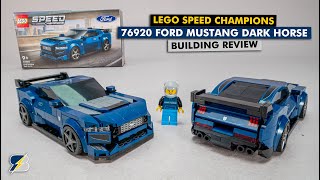 The Dark Horse That Won the Race  LEGO Speed Champions 76920 Ford Mustang detailed building review [upl. by Lacombe]