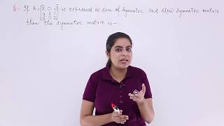 Class 12th – Symmetric amp Skew Symmetric Matrix Problem4  Matrices  Tutorials Point [upl. by Ninette]