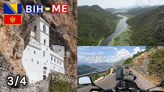 Bosna a Hercegovina Čierna hora na motorke  Časť 34  More Kotor Obec Kokoti Mostar [upl. by Mercola]