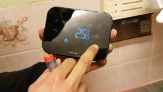 How to install wireless thermostat to boiler Salus iT500 [upl. by Areemas]