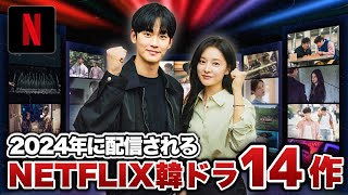 【最新】2024年に配信されるNETFLIX韓国ドラマ14作【あらすじキャスト】 [upl. by Uela]