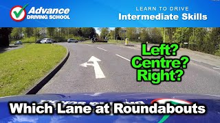 Which Lane At Roundabouts  Learn to drive Intermediate skills [upl. by Guinevere]