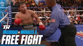 Manny Pacquiao vs Erik Morales 2  FREE FIGHT  HAPPY BIRTHDAY MANNY PACQUIAO [upl. by Adohr]