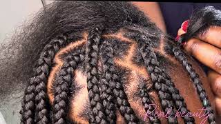 Knotless box braids [upl. by Utham]