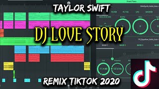 DJ LOVE STORY  Taylor Swift versi angklung [upl. by Eyatnod]