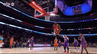 Final Minute of 2020 NBA Rising Stars Challenge Turns Into Dunk Contest [upl. by Utir]