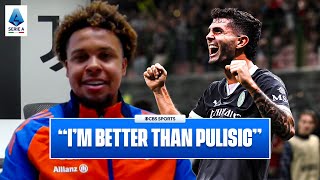 Weston McKennie previews Derby dItalia and show off his Italian 😅  Morning Footy  CBS Sports [upl. by Undis]