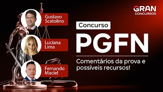 Concurso PGFN  Procurador da Fazenda Nacional  Comentários da prova e possíveis recursos [upl. by Dnalkrik]