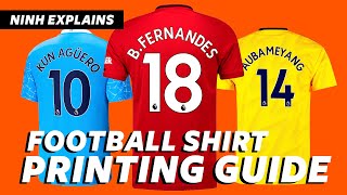 ⚽ Football Shirt Printing Guide  How to Customize amp Print Soccer Jerseys [upl. by Thessa]