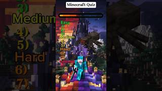 Can You Identify THIS Minecraft Characterminecraft minecraftquiz [upl. by Wilburt]