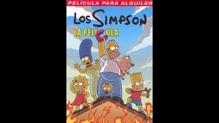 Los SimpsonLa Pelicula DVD Menu 2007 en Español Castellano PAL [upl. by Aspasia10]