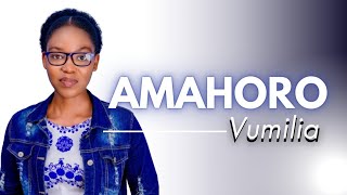 Amahoro By Vumilia MFITIMANA official video lyrics 2020 [upl. by Llirret]