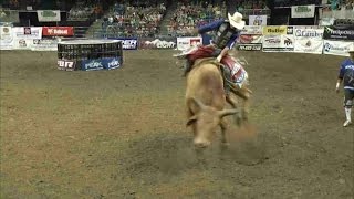 WINNING RIDE Renato Nunes rides Cowtown Slinger for 88 points PBR [upl. by Sonja]