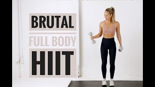 20 Minute  FULL BODY HIIT Workout With Weights [upl. by Anavlis]